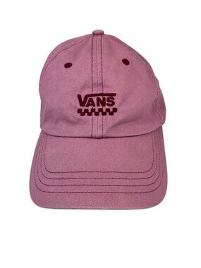 Vans Women’s Rose Pink Embroidered Logo Cap Hat Adjustable